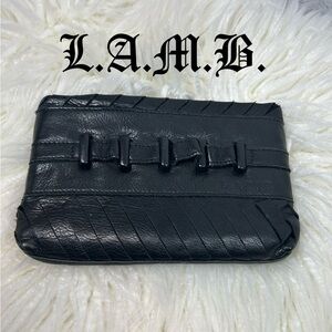 L.A.M.B. Designer 💯 Leather Clutch🌹